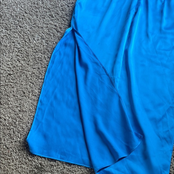 Zara Vibrant Blue Backless Dress - Picture 8 of 10